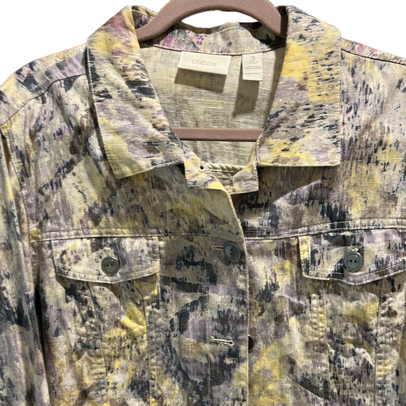 06. WOMENS CHICO’S 3/XL DETAIL JACKET - Picture 2 of 6